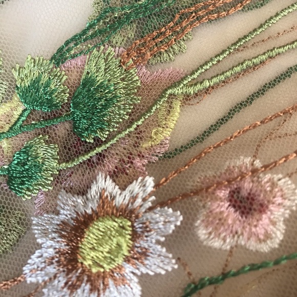 Floral Embroidered Lace Dress - Picture 8 of 10